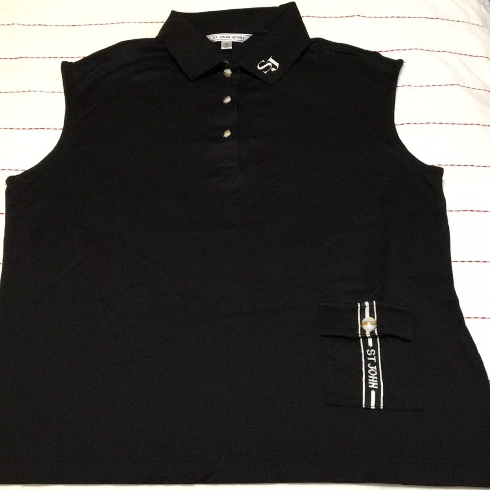 St. John Sleeveless Polo NWOT Size Medium